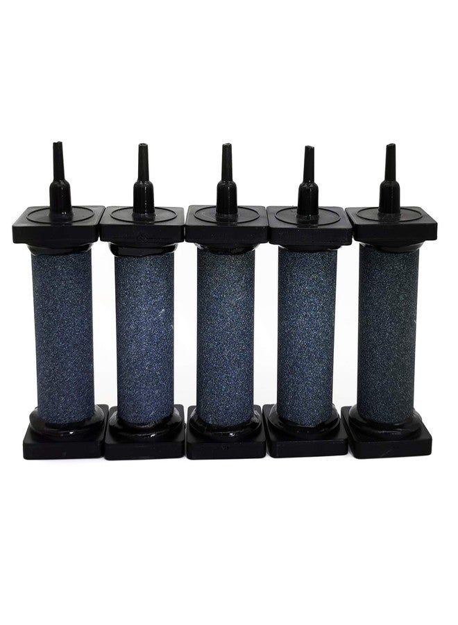 ALEGI Aquarium Air Stone Cylinder Bubbler with Plastic Shield for Hydroponic, Fish Tank (A3080 5pcs) - Image 1